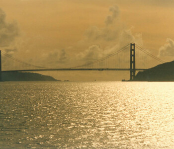 The Golden Gate Bridge at sunset. San Francisco The Golden Gate Bridge at sunset. San Francisco