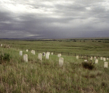 Head Stones from Custer's Last Stand at the Battle of the Little Bighorn. Montana Head Stones from Custer's Last Stand at the Battle of the Little Bighorn. Montana